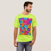 Abstrakte Wassertropfen Kunst T-Shirt (Vorne ganz)