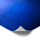 Abstrakte Wassertropfen-Makrofotografie Poster (Ecke)