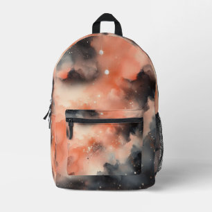 Abstrakte Watercolor Celestial Symphonie Bedruckter Rucksack