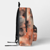 Abstrakte Watercolor Celestial Symphonie Bedruckter Rucksack (Links)