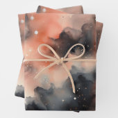 Abstrakte Watercolor Celestial Symphonie Geschenkpapier Set (Beispiel)