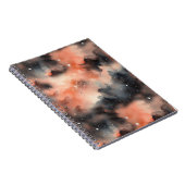 Abstrakte Watercolor Celestial Symphonie Notizblock (Rechte Seite)