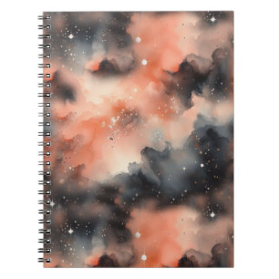 Abstrakte Watercolor Celestial Symphonie Notizblock