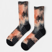 Abstrakte Watercolor Celestial Symphonie Socken (Links)