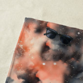 Abstrakte Watercolor Celestial Symphonie Strandtuch (Beispiel)