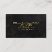 Abstrakte Watercolor Circles-Visitenkarte Visitenkarte (Rückseite)