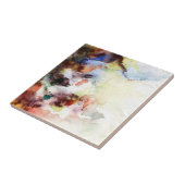 Abstrakte Watercolor Grungebeschaffenheit mit Fliese (Seite)