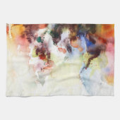 Abstrakte Watercolor Grungebeschaffenheit mit Küchentuch (Horizontal)