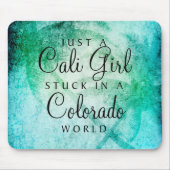 Abstrakte Watercolor-Palme Mousepad (Vorne)