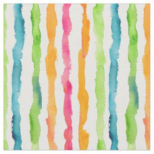 Abstrakte Watercolor-Streifen Stoff