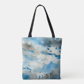 abstrakte Watercolor-Tasche Tasche (Rückseite)