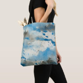 abstrakte Watercolor-Tasche Tasche (Von Nahem)
