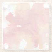 Abstrakte Watercolormalereien Glasuntersetzer (Rückseite)