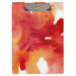 Abstrakte Watercolormalereien Klemmbrett