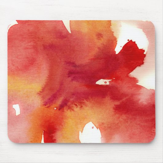 Abstrakte Watercolormalereien Mousepad (Vorne)