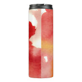 Abstrakte Watercolormalereien Thermosbecher (Rückseite)