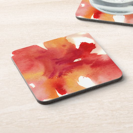 Abstrakte Watercolormalereien Untersetzer (Linke Seite)