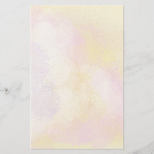 Abstrakte Watercolors - orange Hintergrund Briefpapier (Vorderseite)