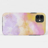 Abstrakte Watercolors - orange Hintergrund Case-Mate iPhone Hülle (Rückseite (Horizontal))
