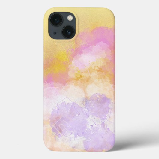 Abstrakte Watercolors - orange Hintergrund Case-Mate iPhone Hülle (Rückseite)