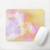 Abstrakte Watercolors - orange Hintergrund Mousepad (Mit Mouse)