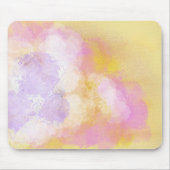 Abstrakte Watercolors - orange Hintergrund Mousepad (Vorne)