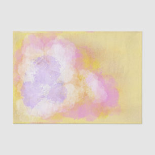 Abstrakte Watercolors - orange Hintergrund Seidenpapier