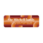 Abstrakte Wave Art Muster für benutzerdefinierte R (Vorne)