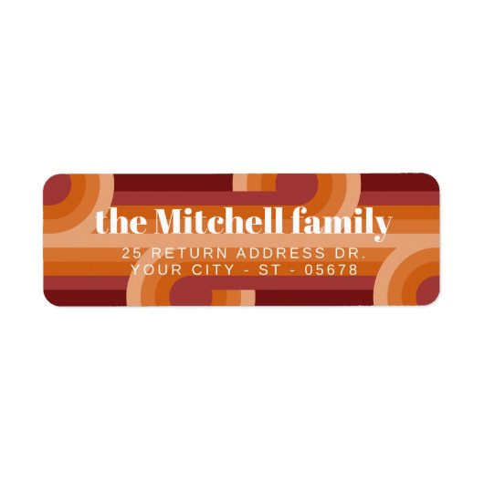 Abstrakte Wave Art Muster für benutzerdefinierte R (Vorne)