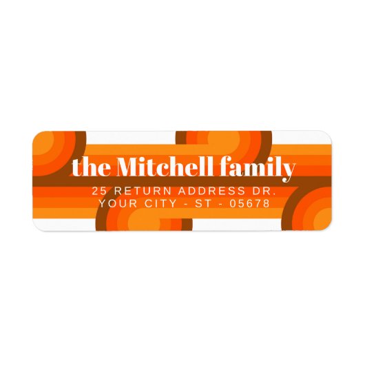 Abstrakte Wave Art Muster für benutzerdefinierte R (Vorne)