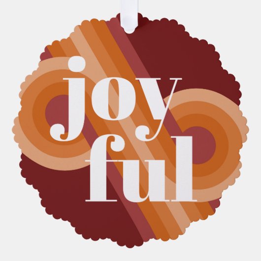 Abstrakte Wave Art Muster für benutzerdefinierte R Ornament Karte (Vorderseite)