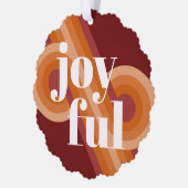 Abstrakte Wave Art Muster für benutzerdefinierte R Ornament Karte (Links)