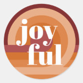 Abstrakte Wave Art Muster für benutzerdefinierte R Runder Aufkleber (Vorderseite)