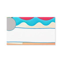 Abstrakte Wave Blank Card
