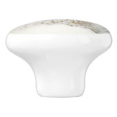 Abstrakte Wave Painting-Keramik Keramikknauf (Seitenansicht)