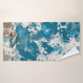 Abstrakte Wave Swirl-Grenze Badehandtuch (Badehandtuch)