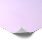 Abstrakte Wavelines Pink Blue Poster (Ecke)