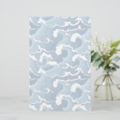 Abstrakte Waves Briefpapier (Stehend Vorderseite)