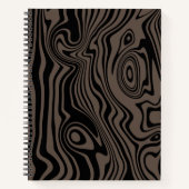 Abstrakte Waves für Ihr FarbenNotebook Notizblock (Vorderseite)