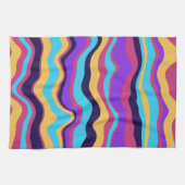 Abstrakte Waves Geschirrtuch (Horizontal)