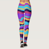 Abstrakte Waves Leggings (Rückseite)