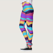 Abstrakte Waves Leggings (Links)