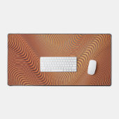 Abstrakte Waves Modern Schreibtischunterlage (Tastatur & Maus)