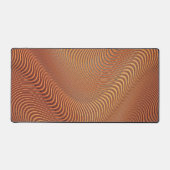 Abstrakte Waves Modern Schreibtischunterlage (Vorderseite)