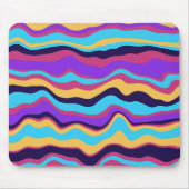 Abstrakte Waves Mousepad (Vorne)