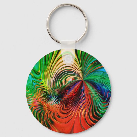 Abstrakte Waves Schlüsselanhänger (Vorderseite)