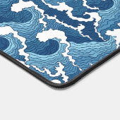 Abstrakte Waves Schreibtischunterlage (Ecke)