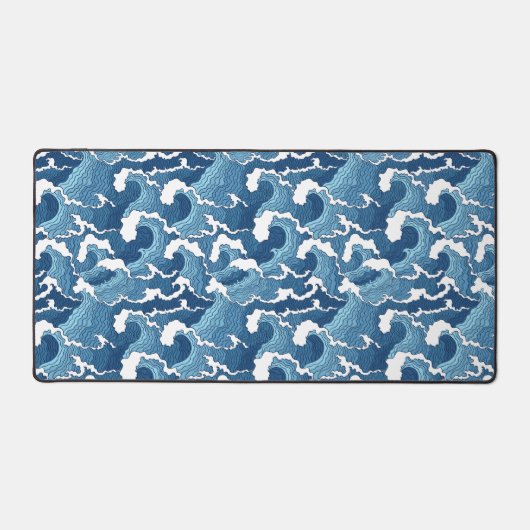 Abstrakte Waves Schreibtischunterlage (Vorderseite)