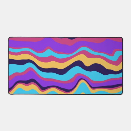 Abstrakte Waves Schreibtischunterlage (Vorderseite)