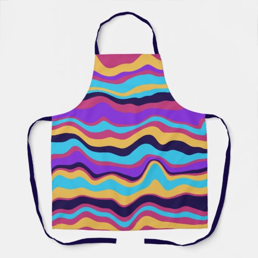 Abstrakte Waves Schürze (Vorderseite)